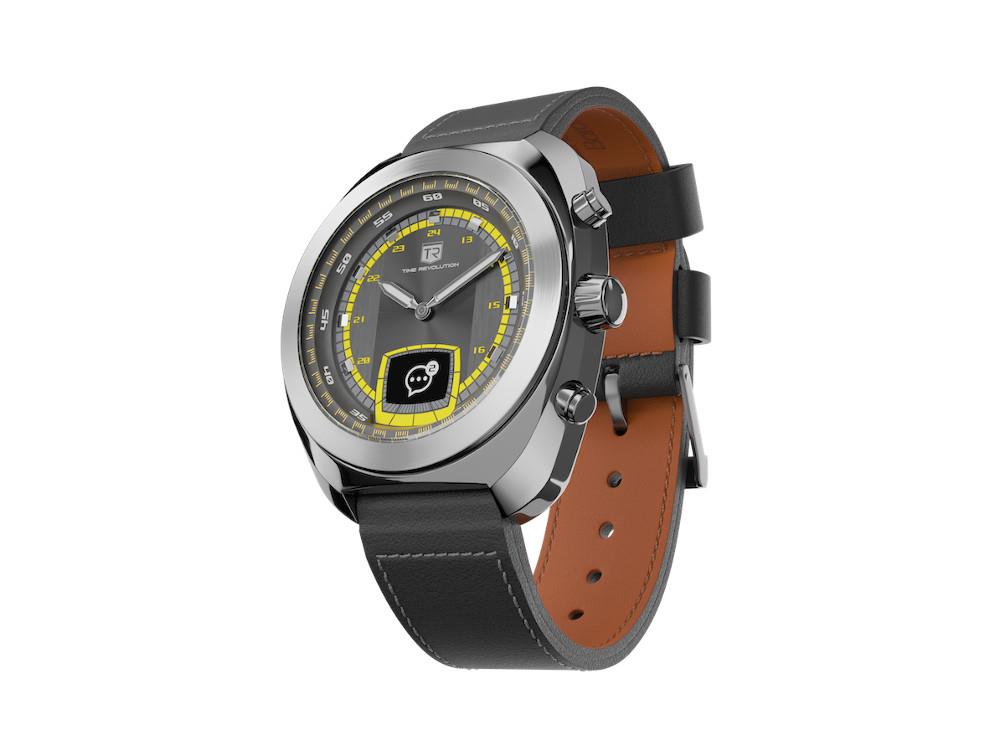 Time Revolution Hybrid 01 Thunder SS Hybrid Uhr, Schwarz, 42 mm, TR01.4S