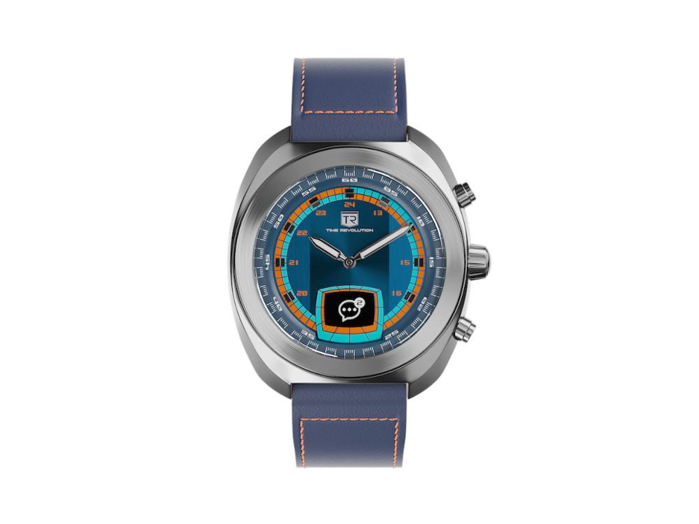 Time Revolution Hybrid 01 Aurora SS Hybrid Uhr, Blau, 42 mm, TR01.4S-1