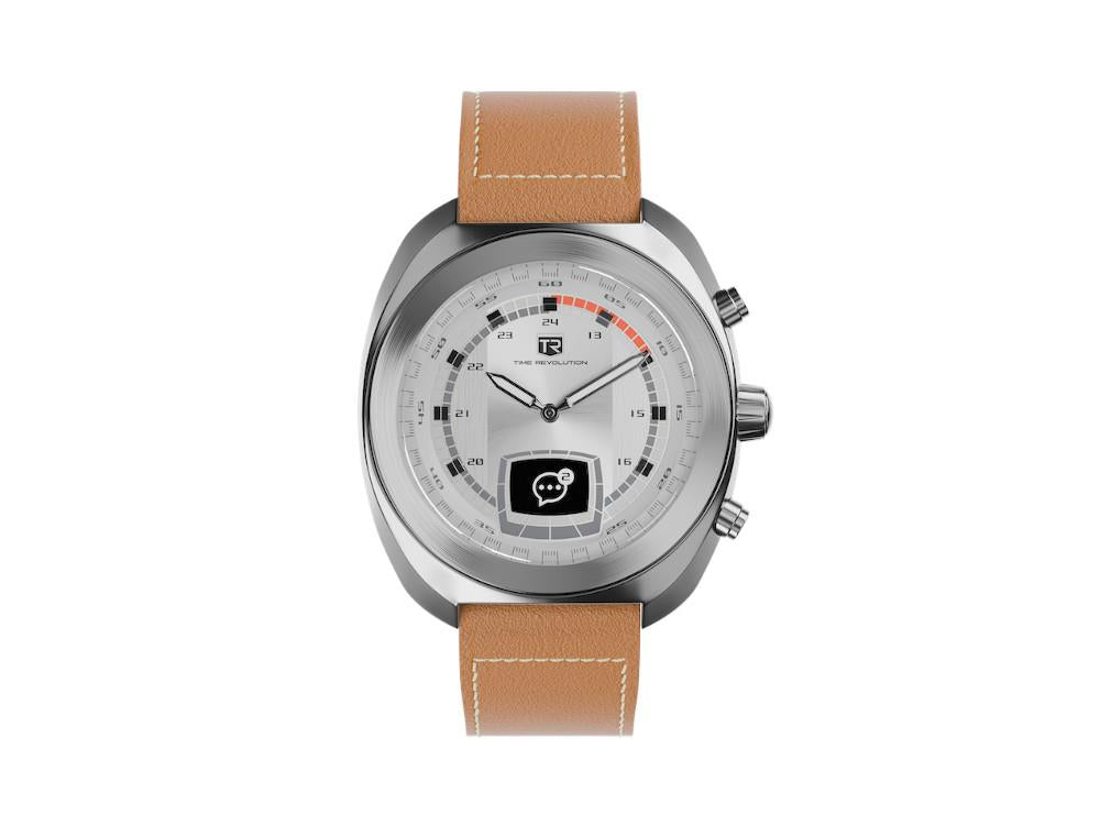 Time Revolution Hybrid 01 Glacier SS Hybrid Uhr, Grau, 42 mm, TR01.4S-2