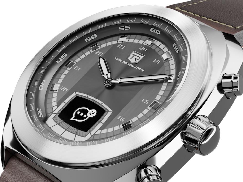 Time Revolution Hybrid 01 Eclipse SS Hybrid Uhr, Schwarz, 42 mm, TR01.4S-2-1