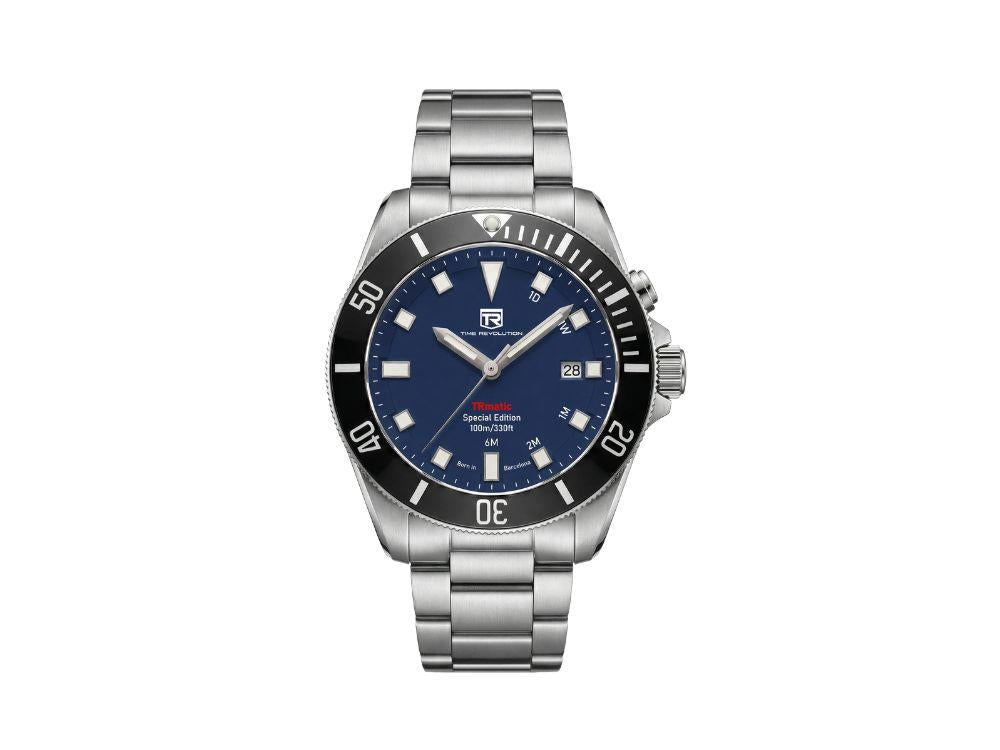 Time Revolution TRmatic Ocean Automatik Uhr, 42 mm, Blau, TR02.02MB