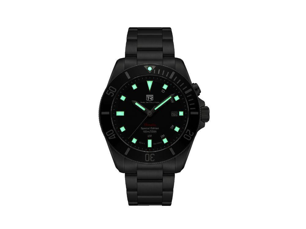 Time Revolution TRmatic Aqua  Automatik Uhr, 42 mm, Türkis, TR02.03MB