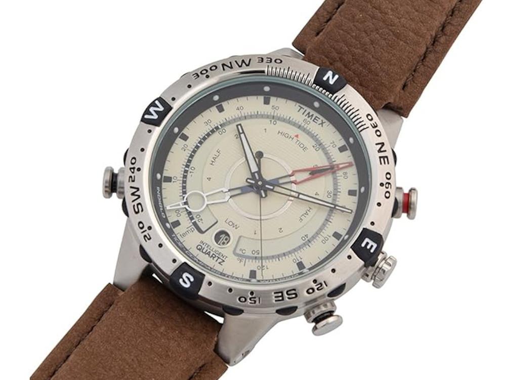 Timex Tide Quartz Uhr, Beige, 45 mm, T2N721
