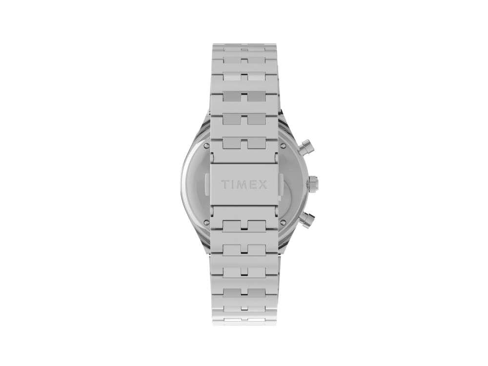 Timex Q Timex Quartz Uhr, Schwarz, 40 mm, Chronograph, TW2V42600