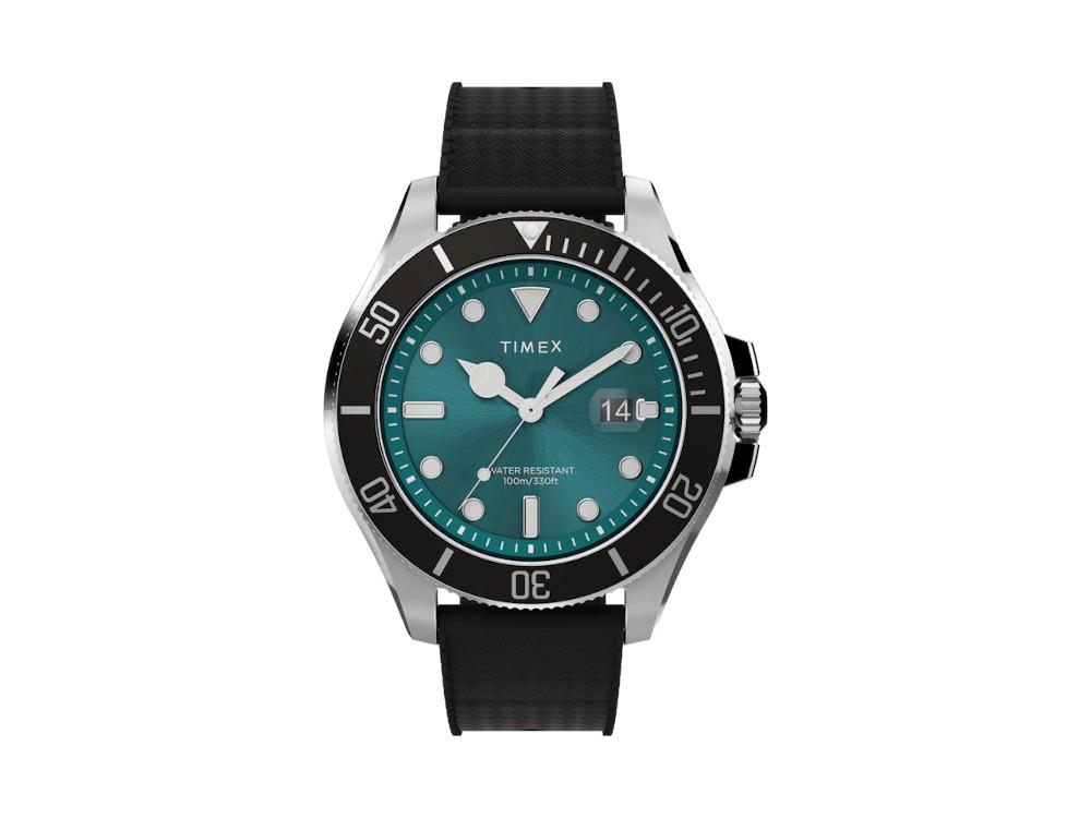 Timex Trend Quartz Uhr, Messing, Grün, 44 mm, TW2V91700