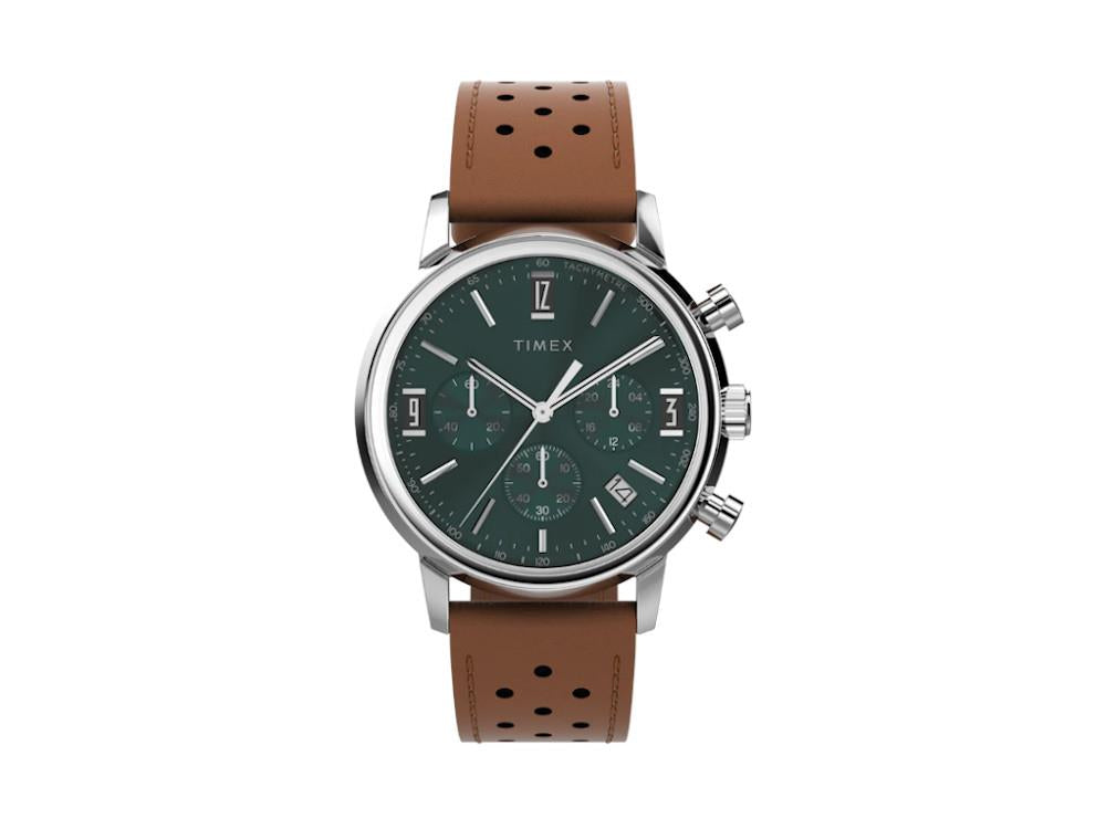 Timex Marlin Quartz Uhr, Grün, 40 mm, TW2W10100A