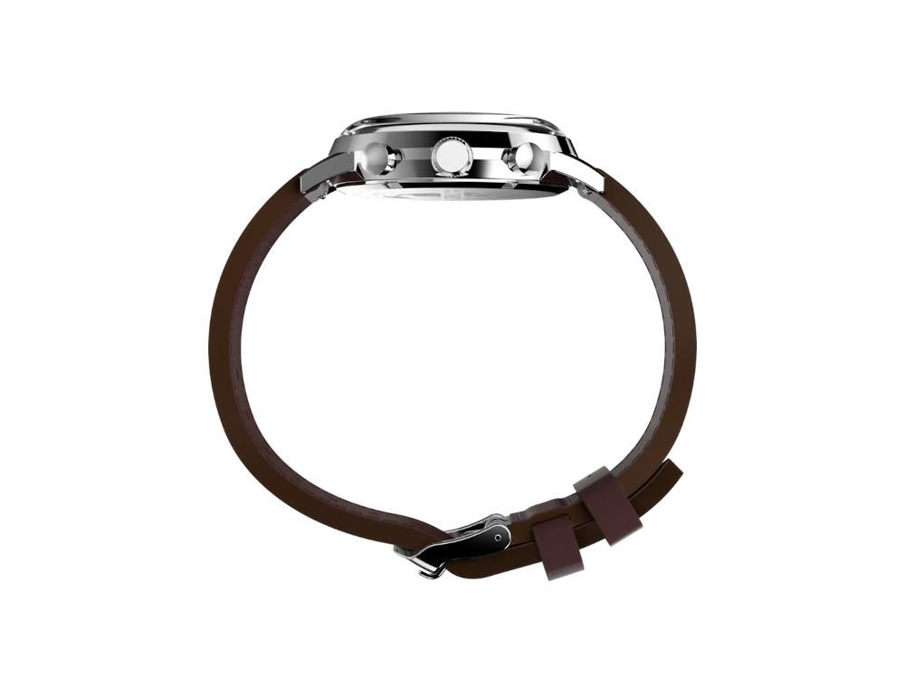 Timex Marlin Quartz Uhr, Blau, 40 mm, Chronograph, TW2W10200