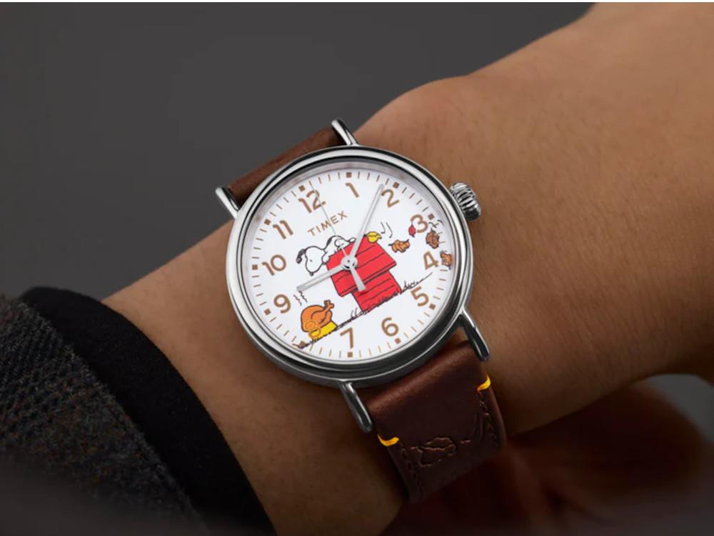 Timex Standard Thanksgiving Quartz Uhr, Weiss, 40 mm, TW2W44300