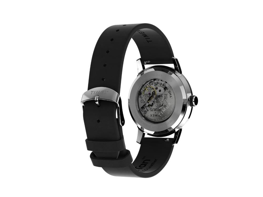 Timex Marlin Peanuts Snoopy Flying Ace Automatik Uhr, Silber, 40 mm, TW2W49600