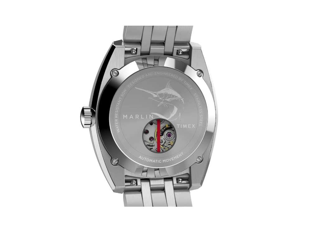 Timex Marlin Automatik Uhr, Schwarz, 39 mm, TW2W58800