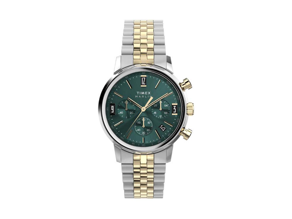 Timex Marlin Quartz Uhr, Grün, 40 mm, TW2W60000A