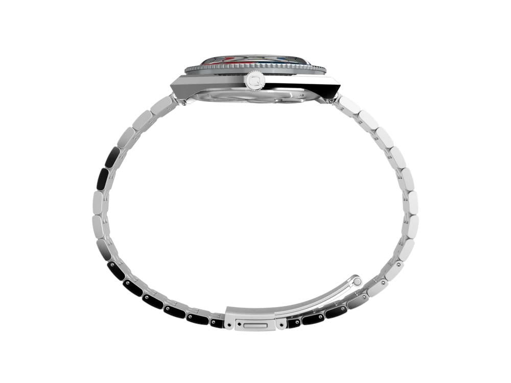 Timex Q Timex x Peanuts Quartz Uhr, Silber, 38 mm, TW2W83300