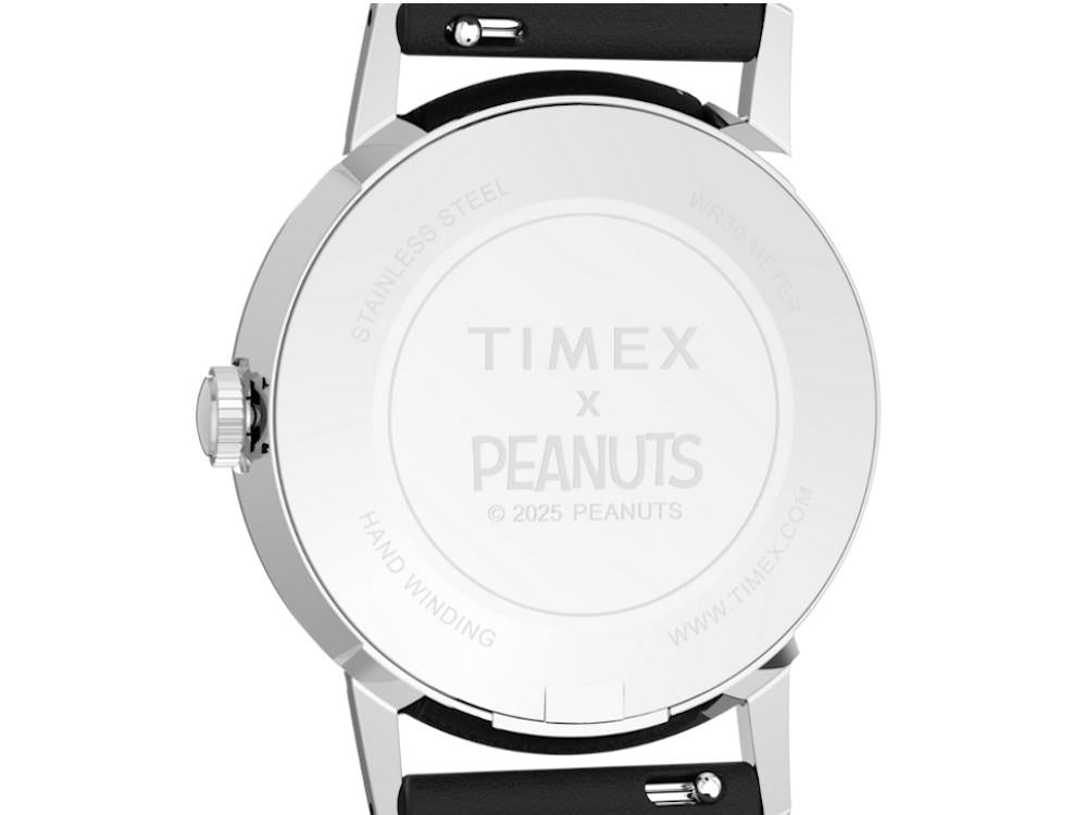 Timex x Peanuts Marlin Hand-Wound Space, Schwarz, 34 mm, TW2W89700