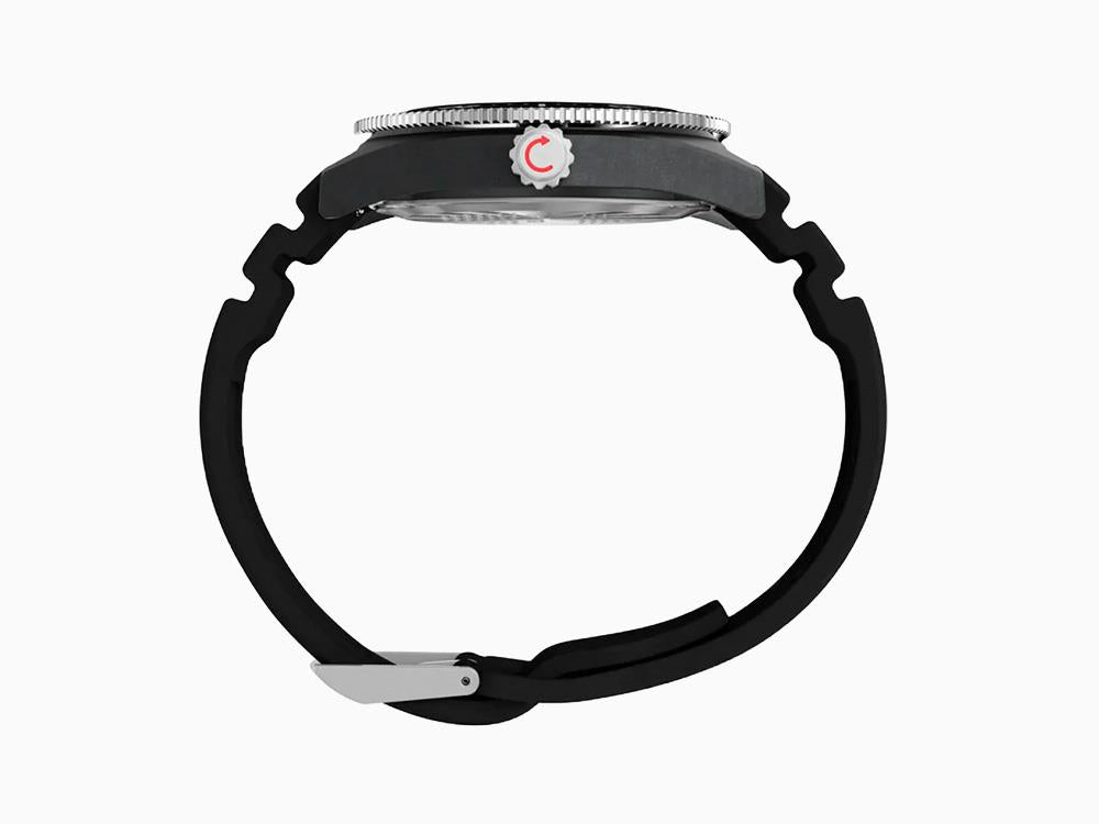 Timex Deepwater Reef 200 Composite Quartz Uhr, Schwarz, 43 mm, TW2Y02200