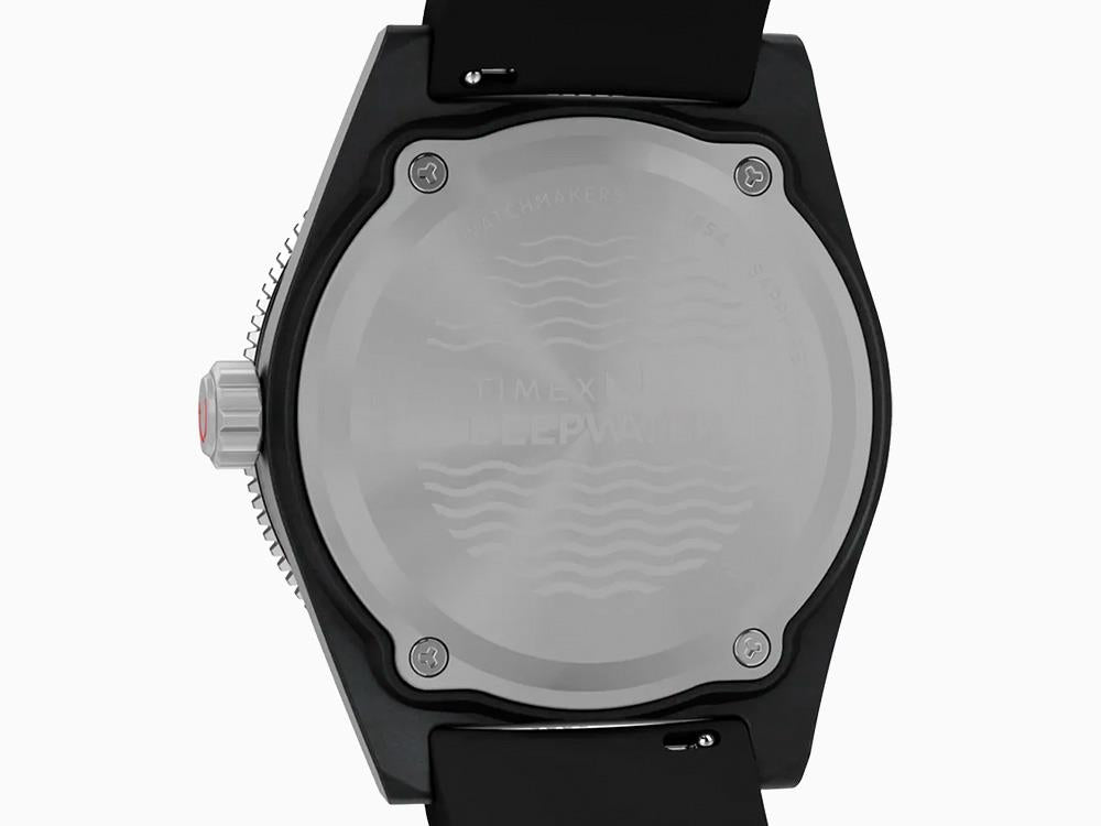 Timex Deepwater Reef 200 Composite Quartz Uhr, Schwarz, 43 mm, TW2Y02200