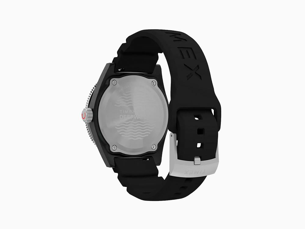 Timex Deepwater Reef 200 Composite Quartz Uhr, Schwarz, 43 mm, TW2Y02200
