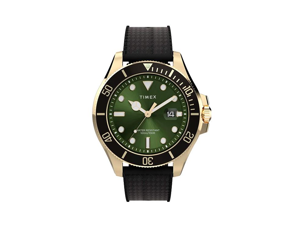 Timex Trend Quartz Uhr, Grün, 44 mm, TW2Y05300 Iguana Sell DE