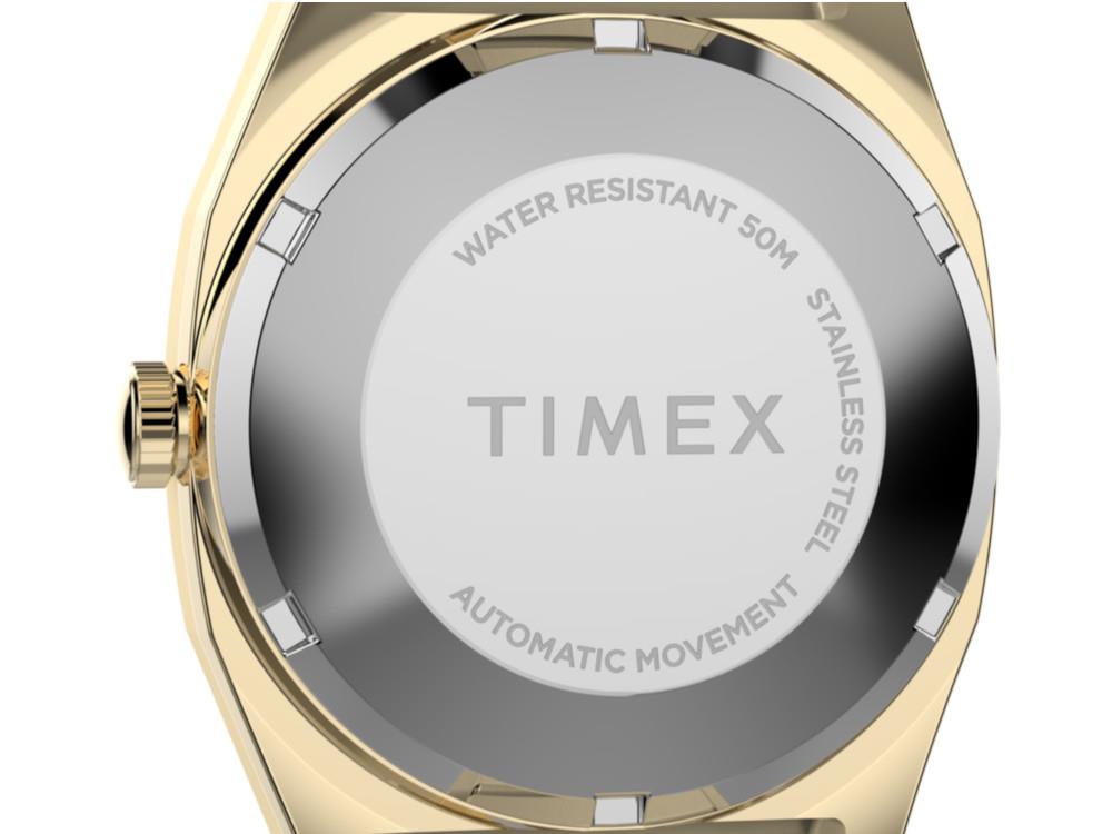 Timex E Line Automatik Uhr, Golden, 34 mm, TW2Y07200
