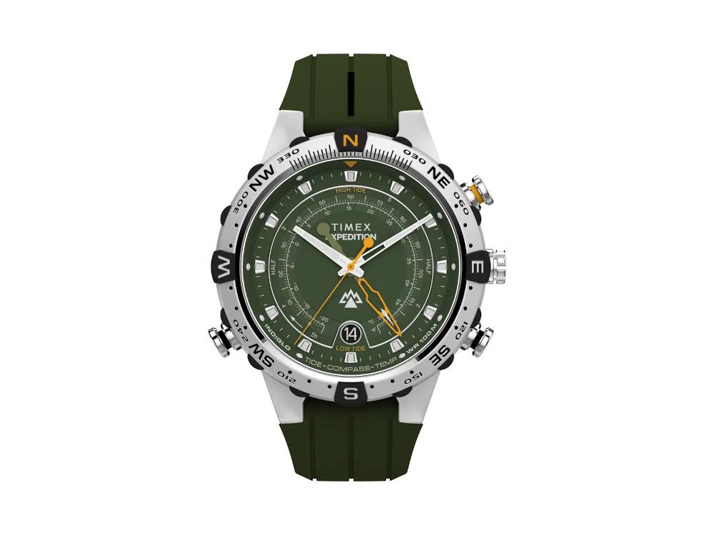 Timex Expedition Tide-Temp-Compass Quartz Uhr, Grün, 45 mm, TW2Y14400