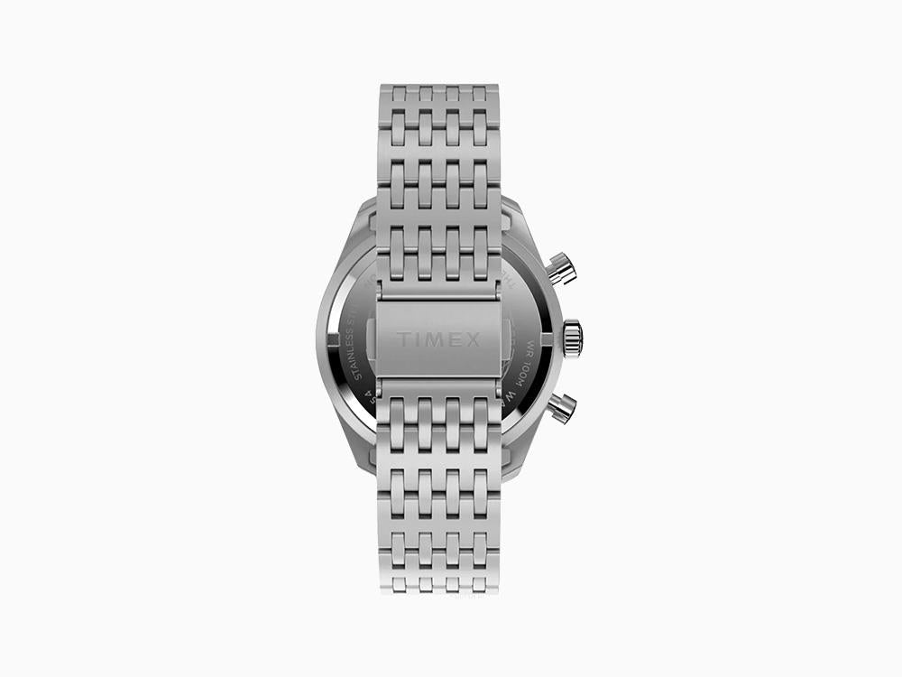 Timex Waterbury Traditional Quartz Uhr, Silber, 41 mm, Chronograph, TW2Y18700