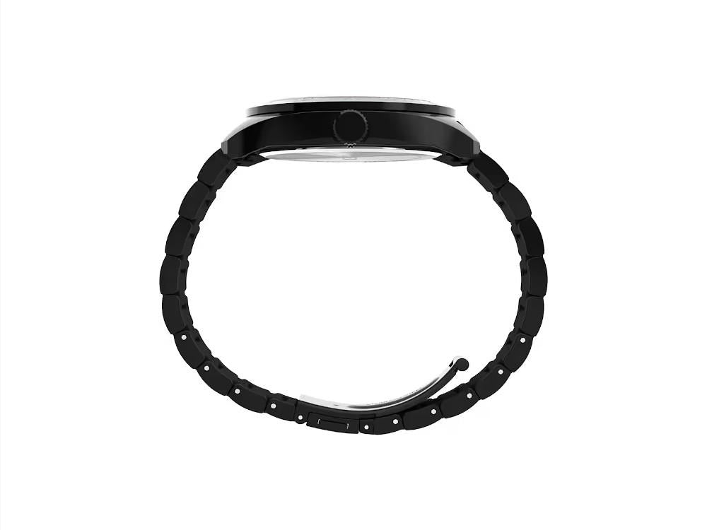 Timex Weston Quartz Uhr, Recycelter Stahl, Schwarz, 45 mm, TW2Y22800