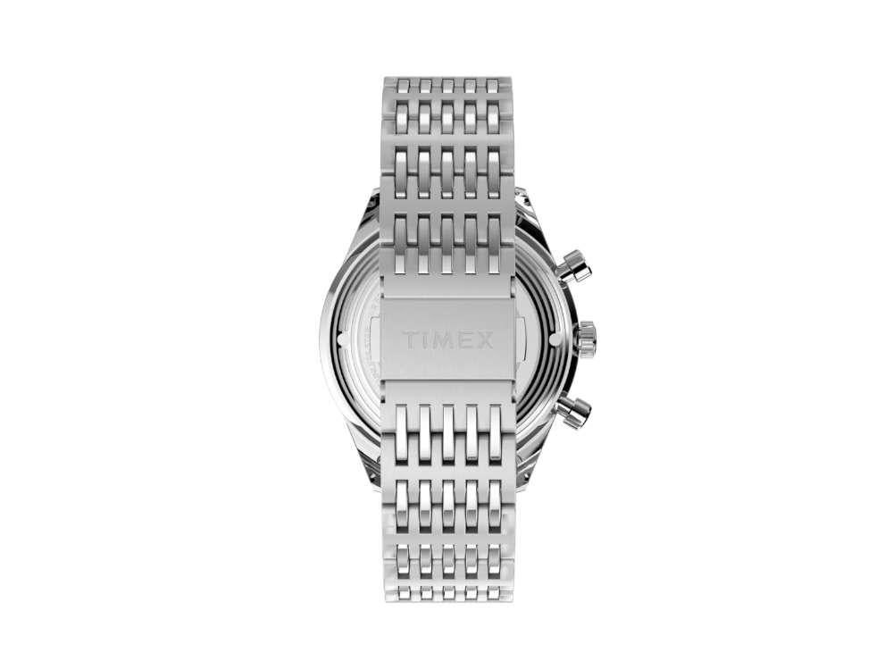 Timex Marlin Jet Quartz Uhr, Silber, 40 mm, Chronograph, TW2Y24600