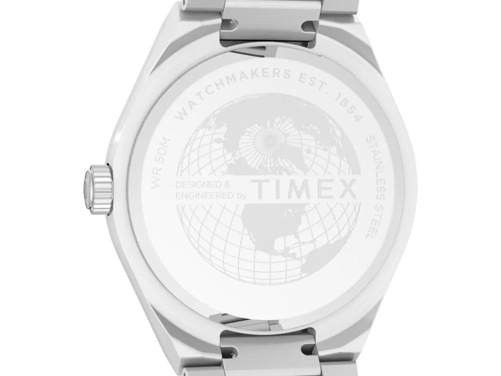 Timex Q Continental Quartz Uhr, Blau, 38 mm, TW2Y25100