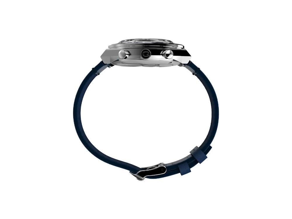 Timex Q Chrono  Quartz Uhr, Blau, 40 mm, Chronograph, TW2Y36100