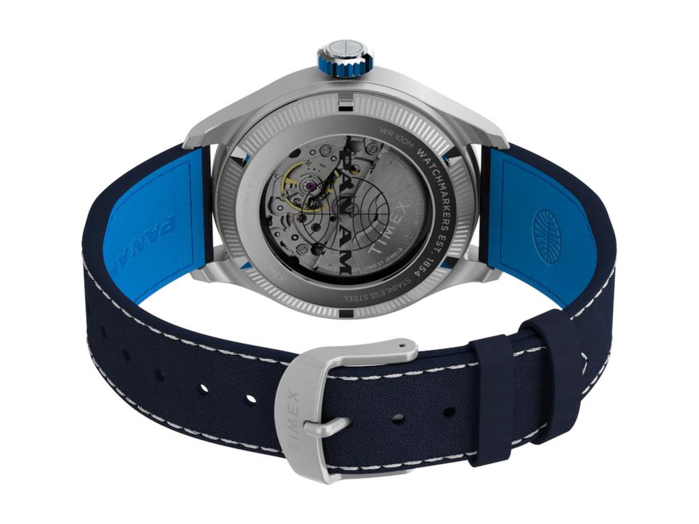 Timex The Waterbury Pan Am Automatik Uhr, Blau, 41 mm, TW2Y38800