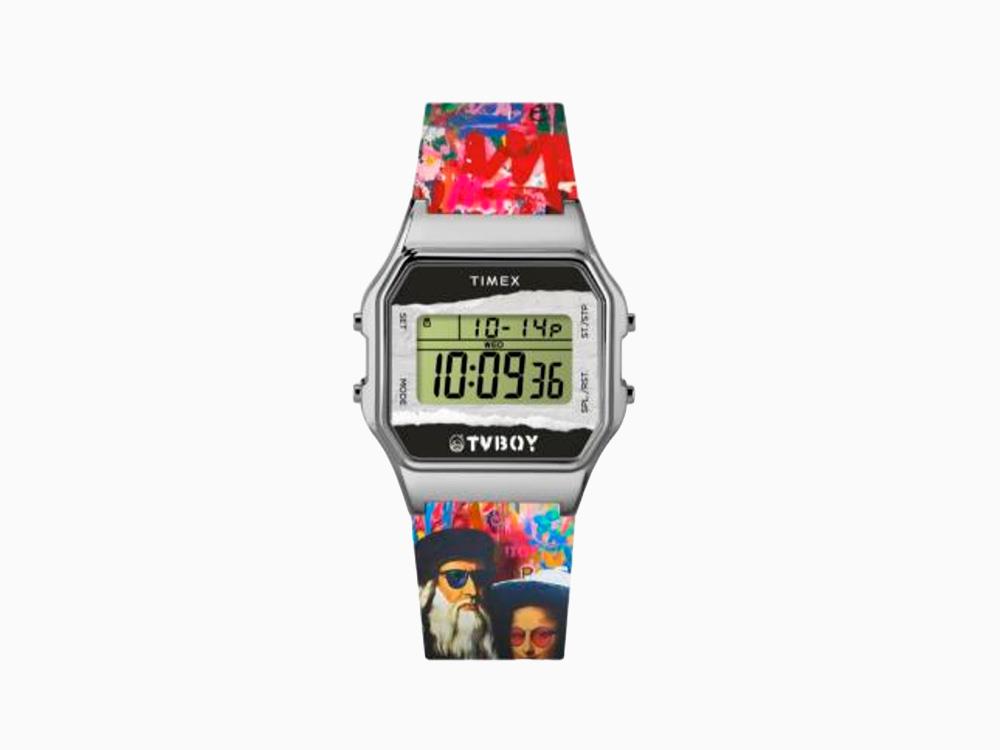 Timex 80 TVBoy Digitaluhr, 34mm, TW2Y46800