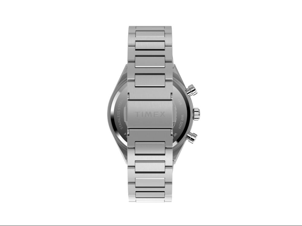 Timex Q Timex Continental Quartz Uhr, Blau, 40 mm, Chronograph, TW2Y55900