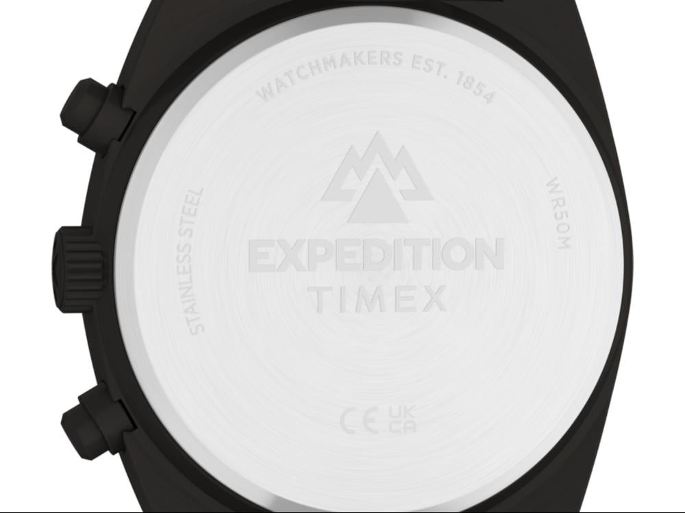 Timex Expedition Capstone Quartz Uhr, Schwarz, 41 mm, Chronograph, TW2Y61100