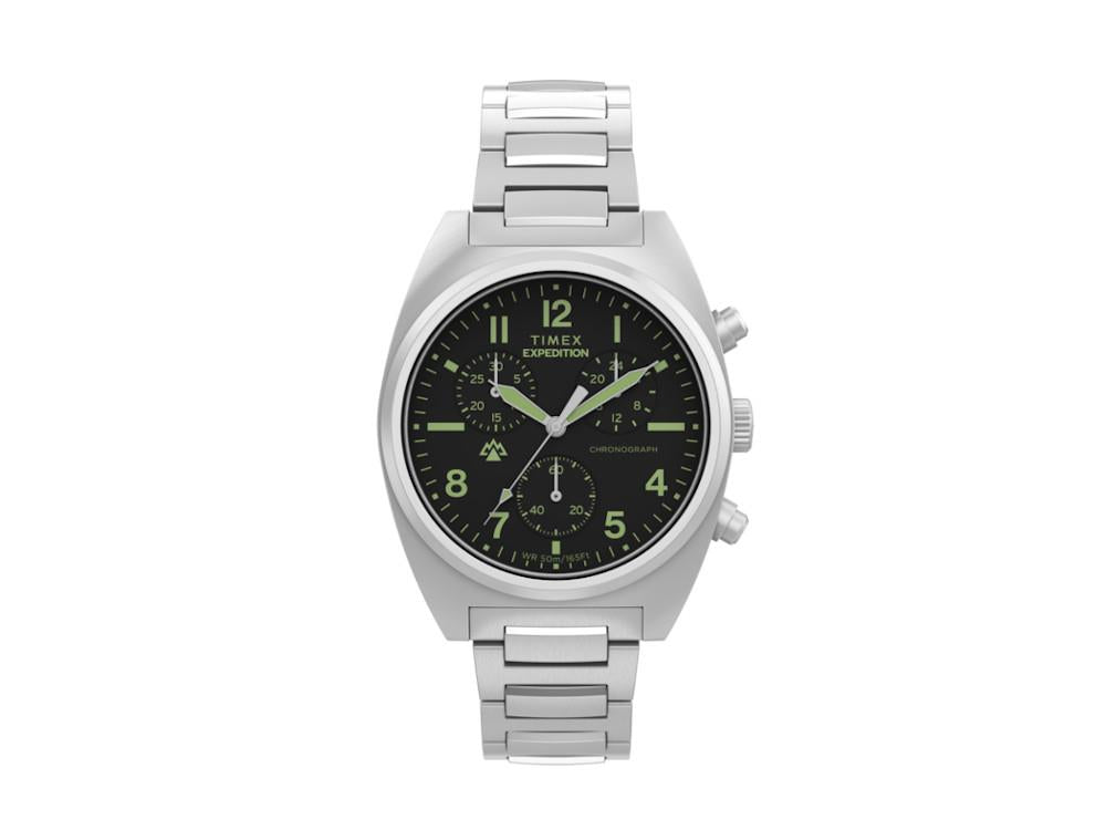 Timex Expedition Capstone Chrono Quartz Uhr, Schwarz, 41 mm,  TW2Y61200