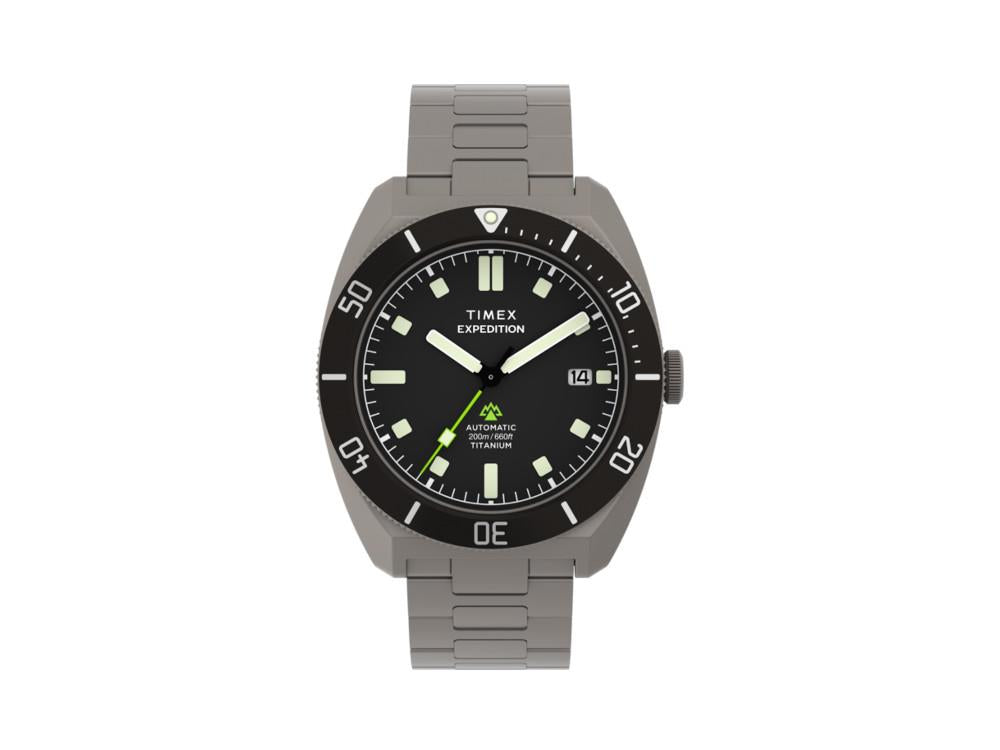 Timex Expedition Pioneer Titanium Automatik Uhr,  Schwarz, 41 mm, TW2Y63800