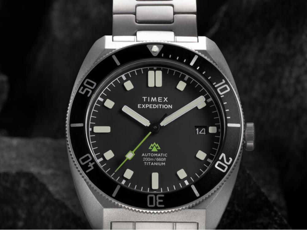 Timex Expedition Pioneer Titanium Automatik Uhr,  Schwarz, 41 mm, TW2Y63800