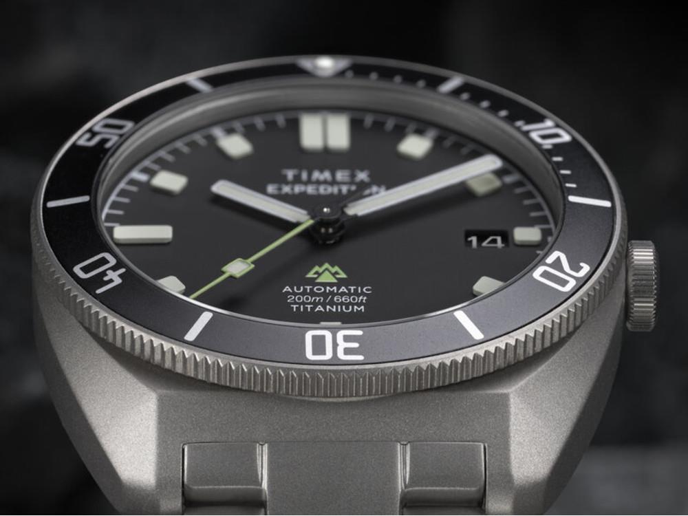 Timex Expedition Pioneer Titanium Automatik Uhr,  Schwarz, 41 mm, TW2Y63800