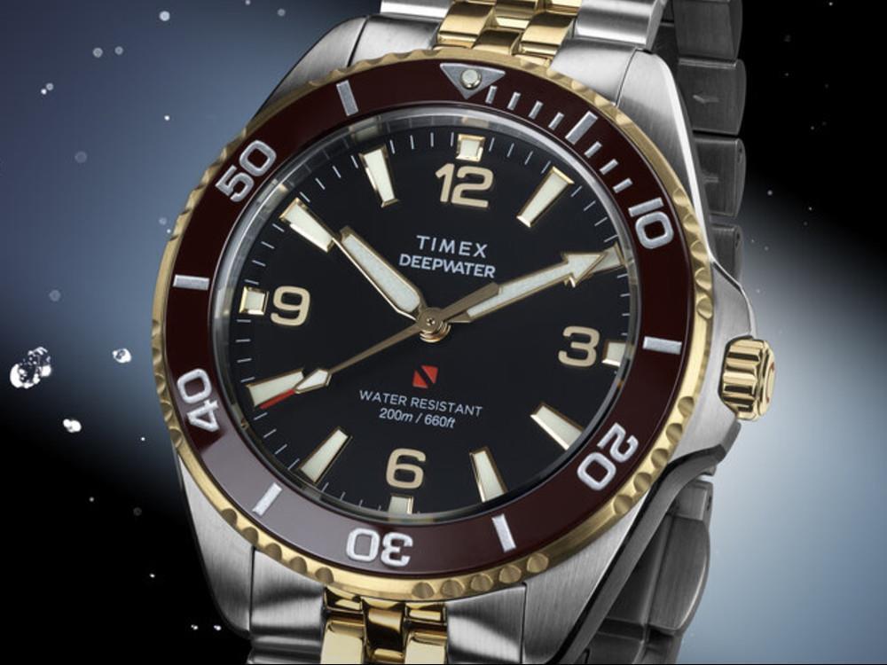 Timex DeepWater Arctic Quartz Uhr, Schwarz, 40.5 mm, TW2Y64700