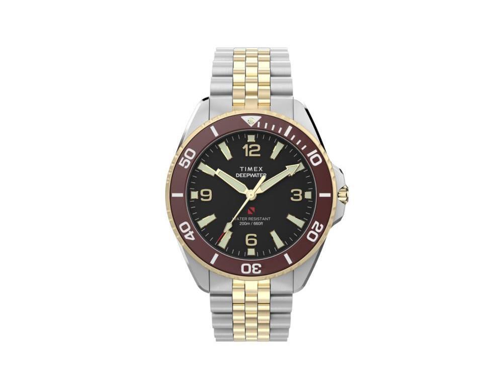 Timex DeepWater Arctic Quartz Uhr, Schwarz, 40.5 mm, TW2Y64700