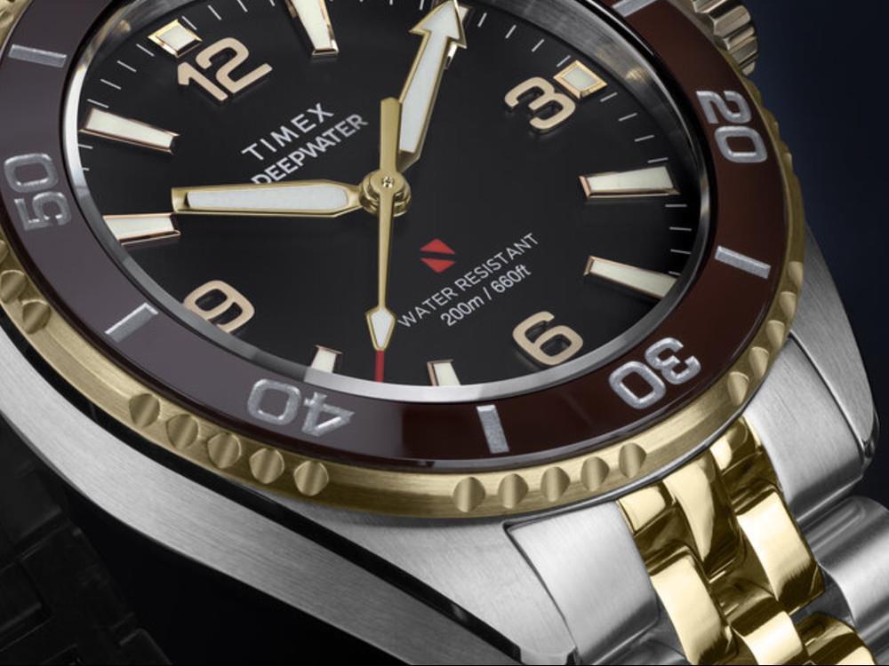 Timex DeepWater Arctic Quartz Uhr, Schwarz, 40.5 mm, TW2Y64700