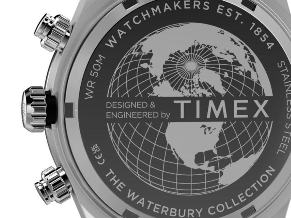 Timex The Waterbury Quartz Uhr, Blau, 39 mm, Chronograph, TW2Y70600