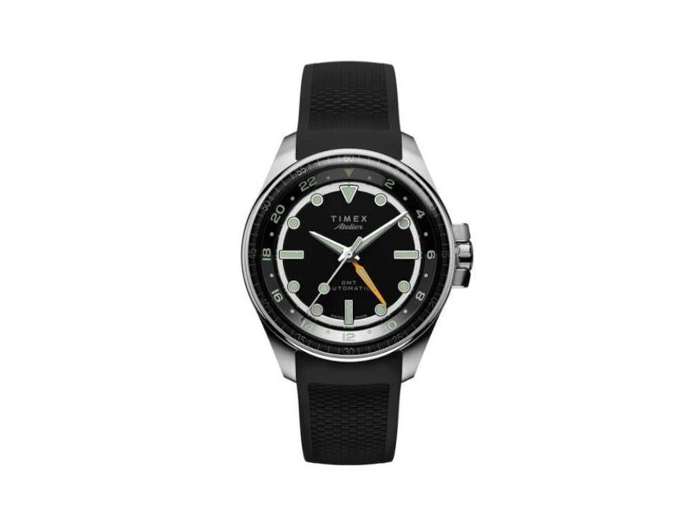 Timex Atelier GMT24 M1a Automatik Uhr, Schwarz, 40 mm, TW2Y72400