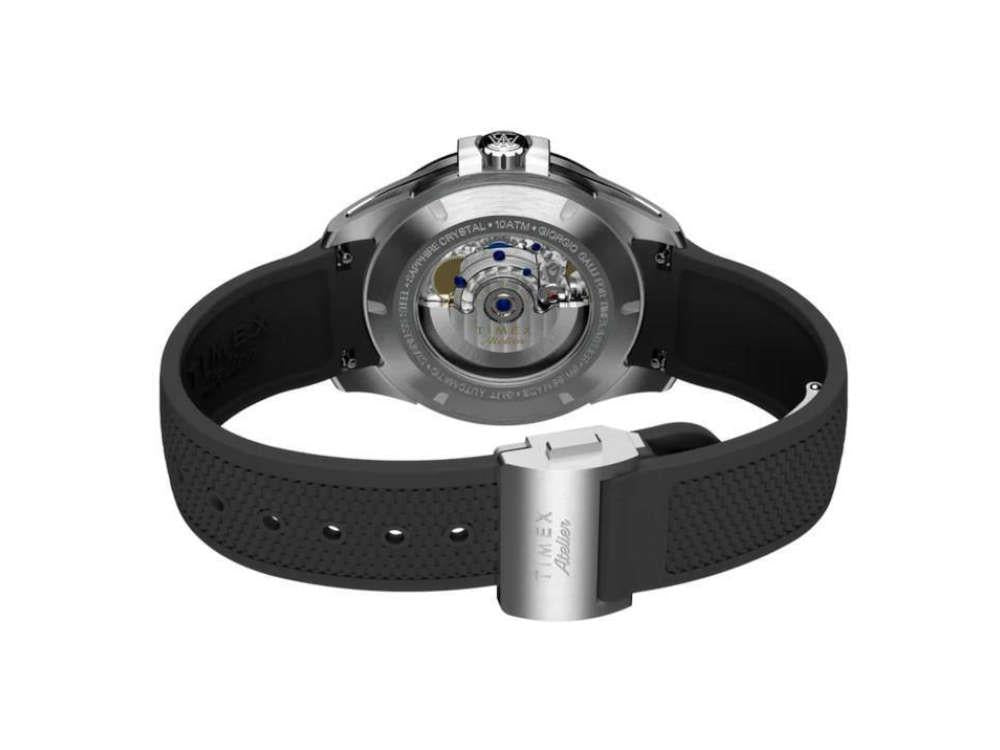 Timex Atelier GMT24 M1a Automatik Uhr, Schwarz, 40 mm, TW2Y72400