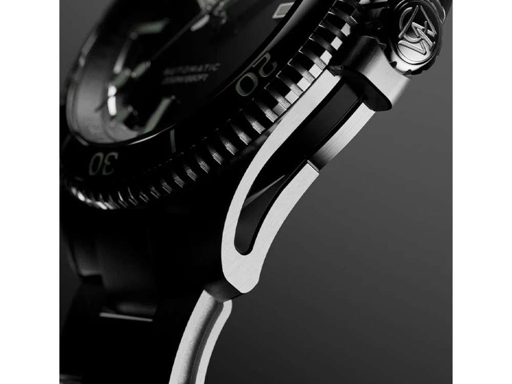 Timex Atelier Marine M1a Automatik Uhr, Schwarz, 41 mm, TW2Y72500