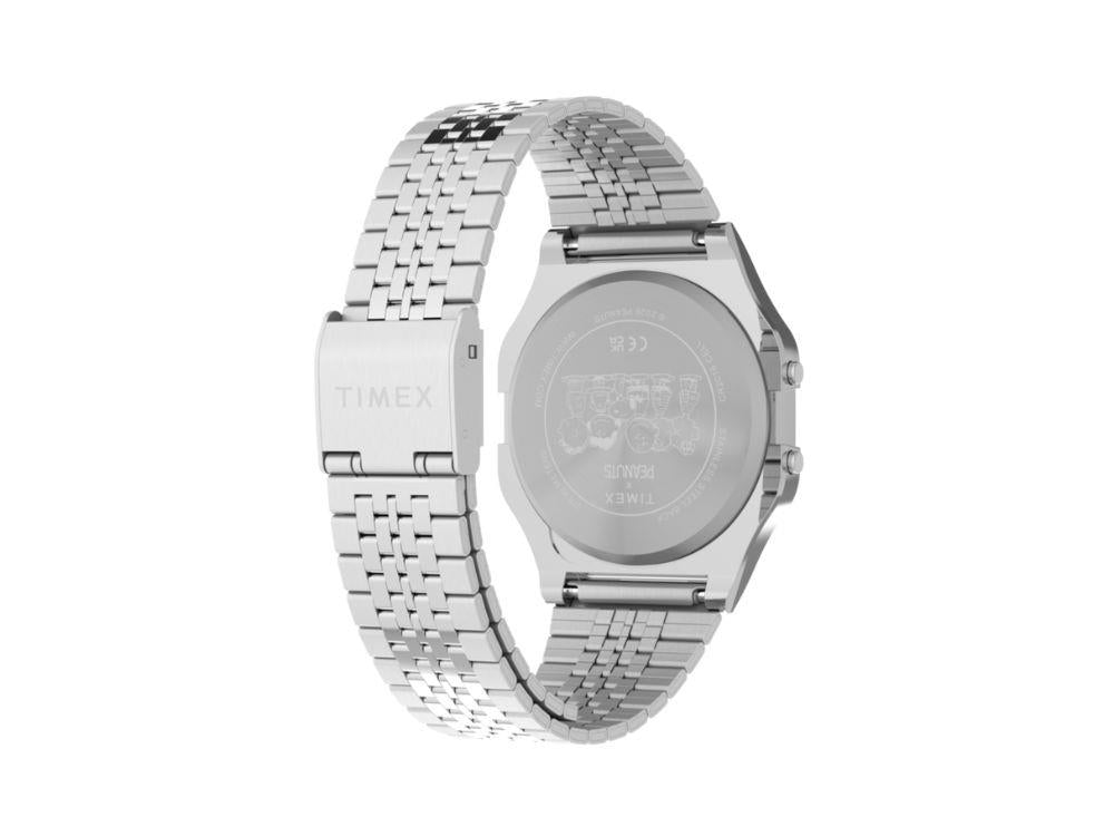 Timex T80 Peanuts Quartz Uhr, Messing, Blau, 34 mm, TW2Y76700