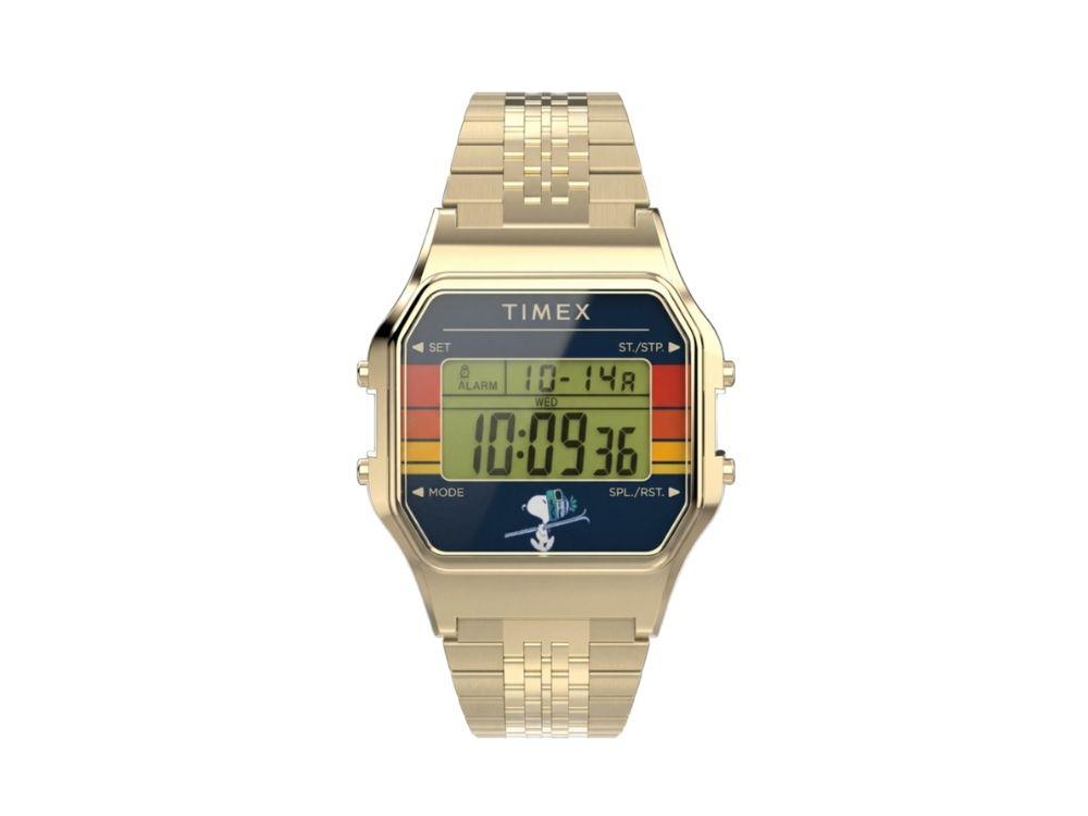 Timex T80 x Peanuts Quartz Uhr, 34 mm, TW2Y76800