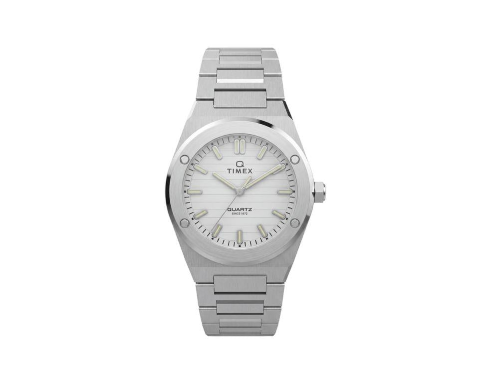 Timex Q Timex MarbellaQuartz Uhr, Weiss, 34 mm, TW2Y81800