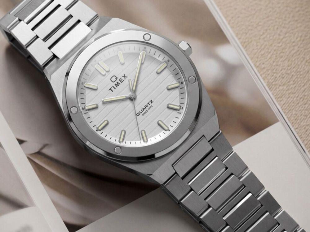 Timex Q Timex MarbellaQuartz Uhr, Weiss, 34 mm, TW2Y81800