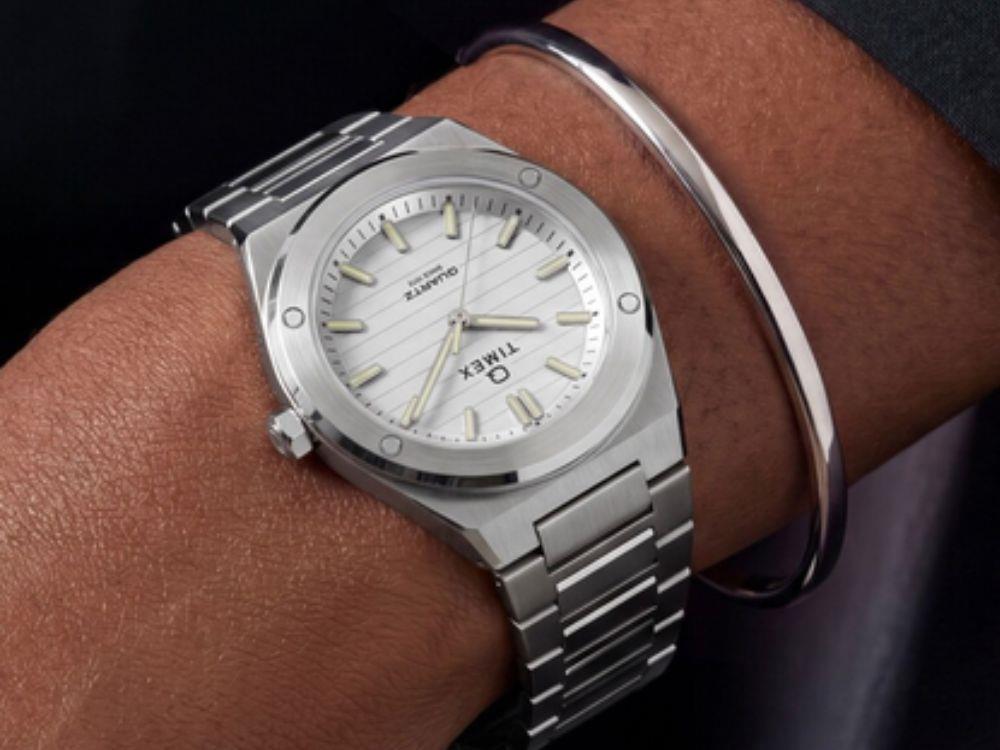 Timex Q Timex MarbellaQuartz Uhr, Weiss, 34 mm, TW2Y81800