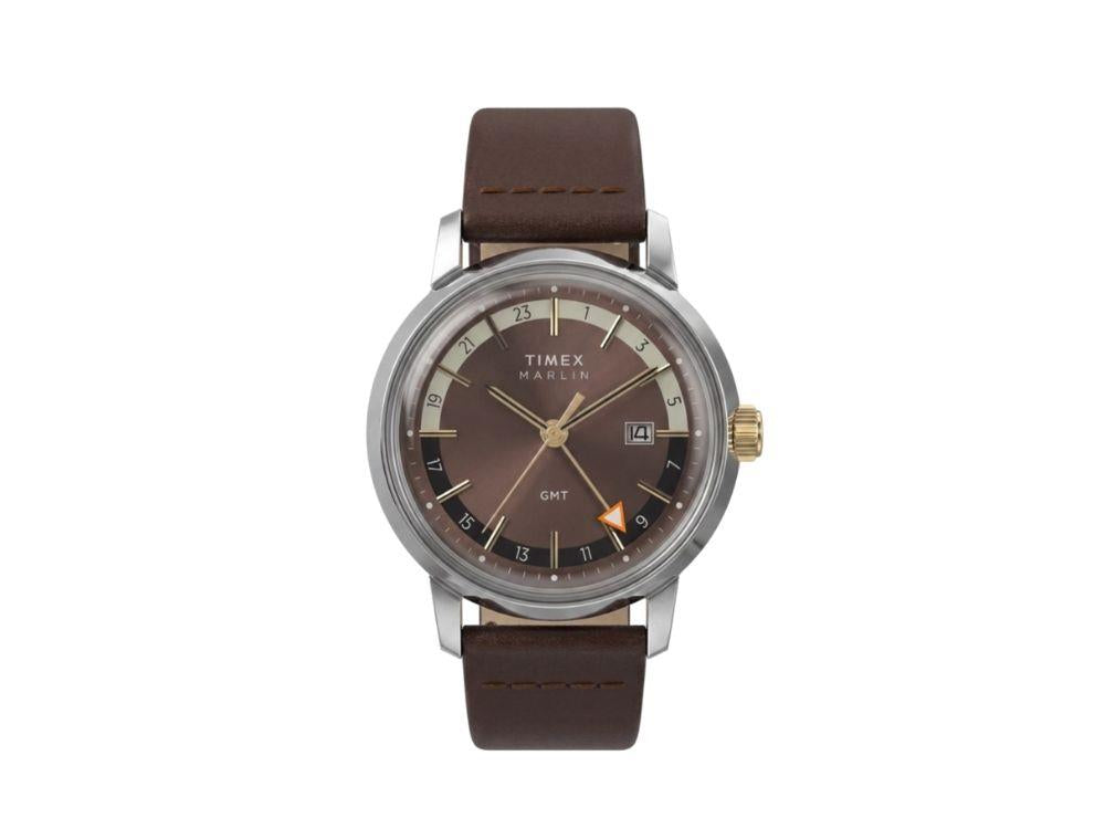 Timex Marlin Quartz Uhr, Braun, 40 mm, TW2Y84200