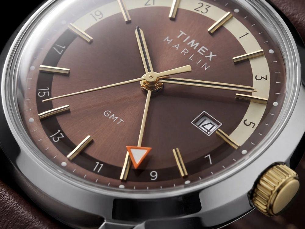 Timex Marlin Quartz Uhr, Braun, 40 mm, TW2Y84200